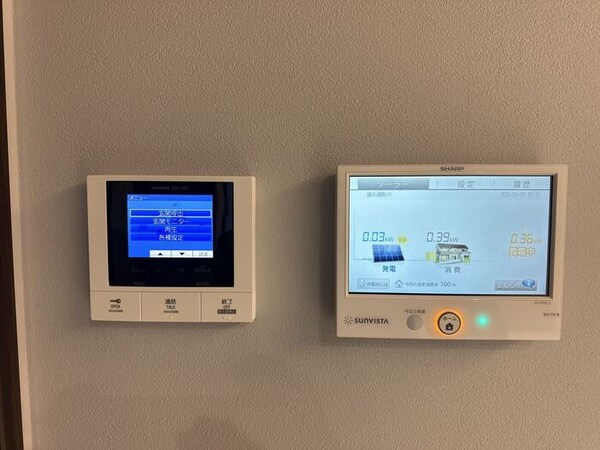 建物設備(モニター付きインターン、発電モニター)