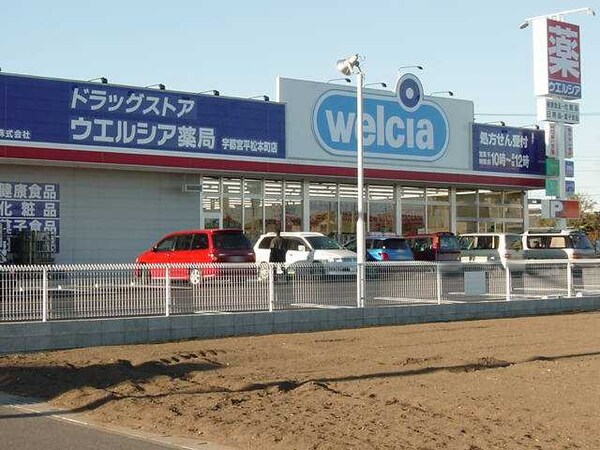 周辺環境(ウエルシア宇都宮平松本町店まで825ｍ)