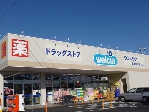 周辺環境(ウエルシア真岡亀山店まで500m)