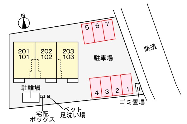 駐車場(駐車場)