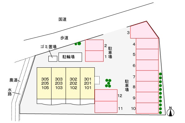 駐車場(駐車場)