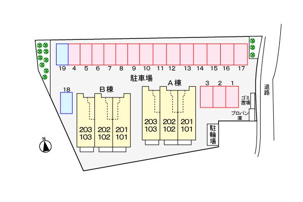 駐車場(駐車場)