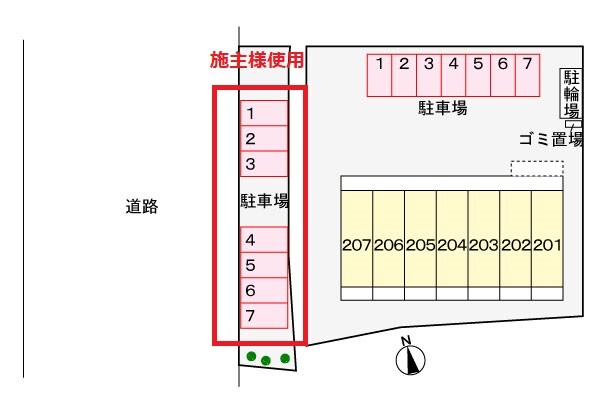物件外観写真2　(駐車場)
