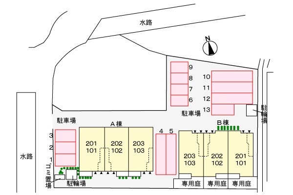 駐車場(駐車場)
