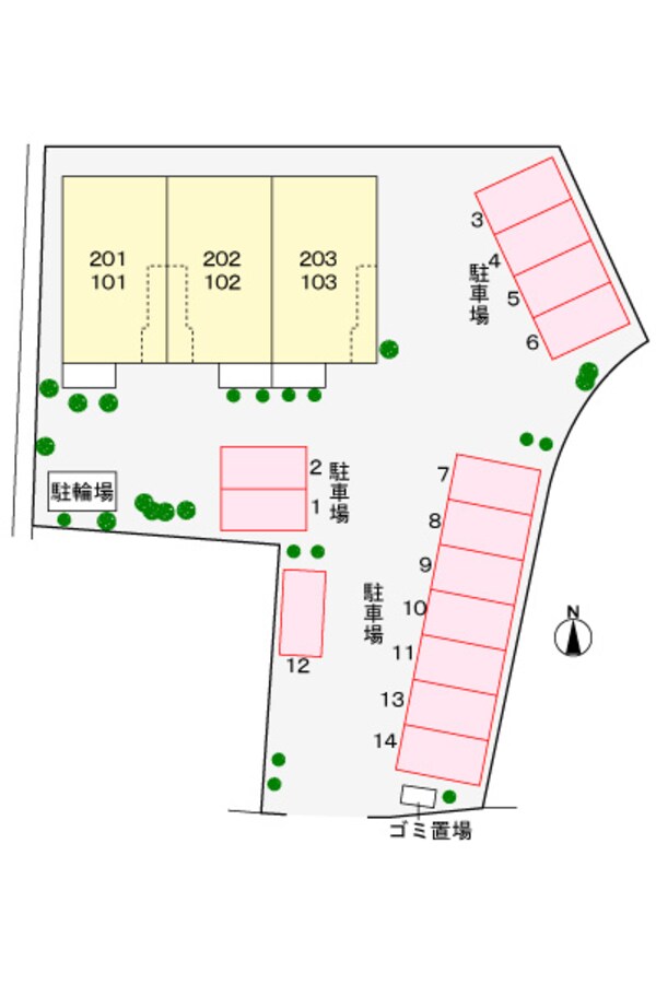駐車場(駐車場)
