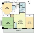 カトレアハイツ石川の間取図