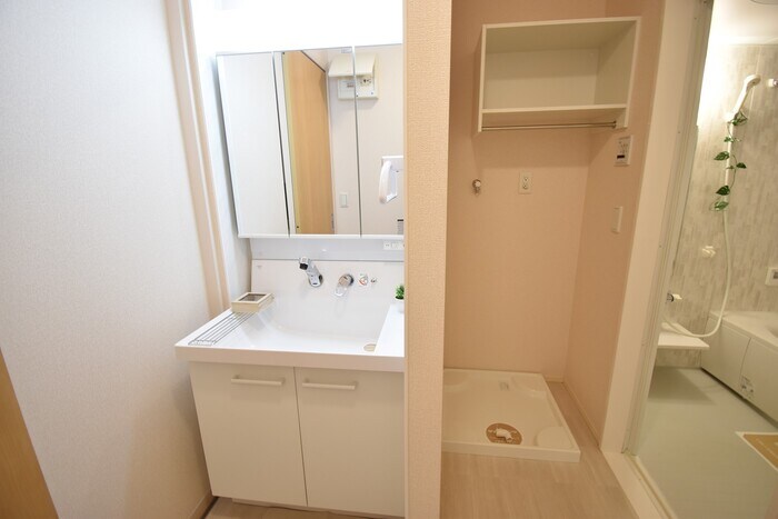 物件内観写真5　(洗髪洗面化粧台・室内洗濯機置場)