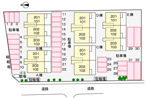 駐車場(駐車場)