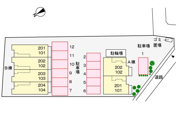 駐車場(駐車場)