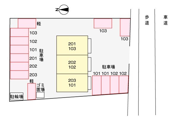 駐車場(駐車場)
