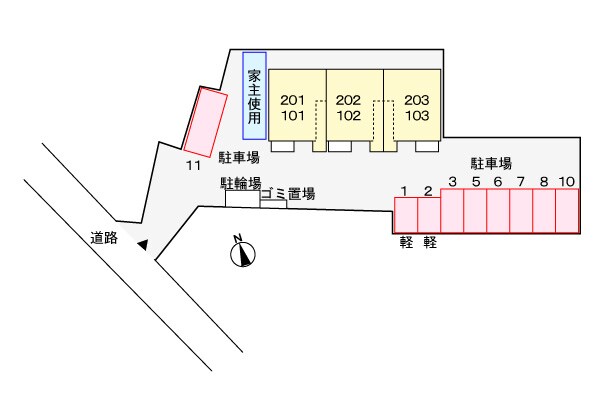 物件外観写真3　(駐車場)