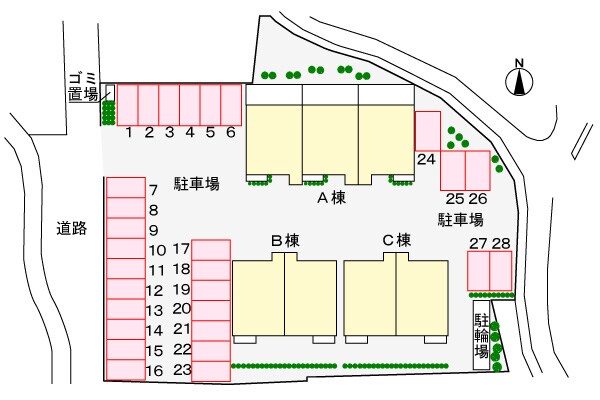 物件外観写真2　(駐車場)