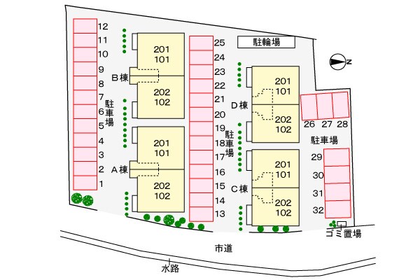 物件外観写真2　(駐車場)