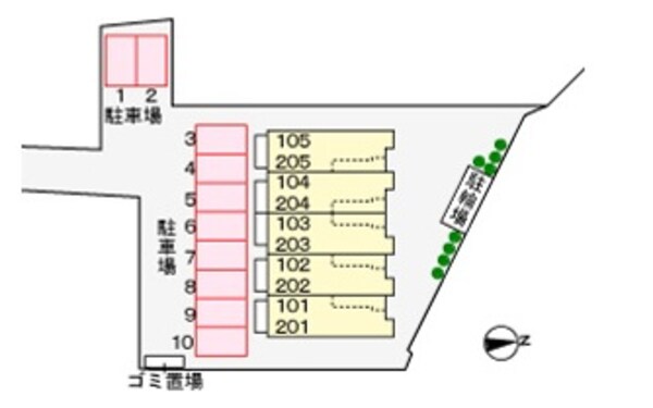 駐車場(駐車場)