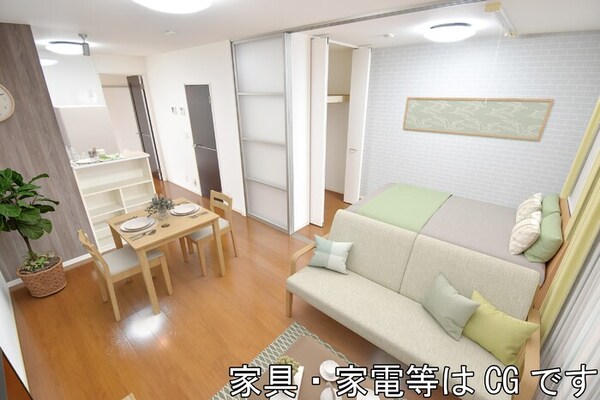 居室(※家具家電はイメージです。実際には設置されておりません)
