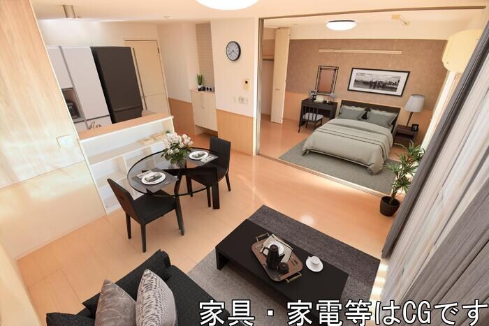 物件内観写真3　(※家具家電はイメージです。実際には設置されておりません)