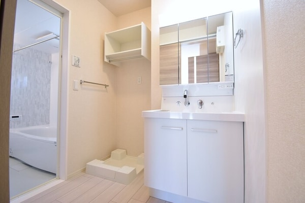 洗面・脱衣所(洗髪洗面化粧台・室内洗濯機置き場)