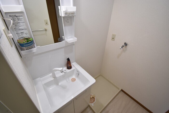 物件内観写真6　(洗髪洗面化粧台・室内洗濯機置場)