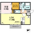 メゾンシャルム春日の間取図
