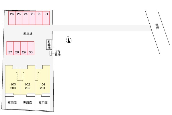 駐車場(駐車場)