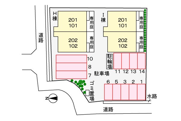 駐車場(駐車場)