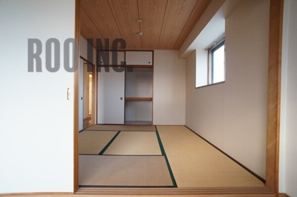寝室(写真は反転のお部屋です)