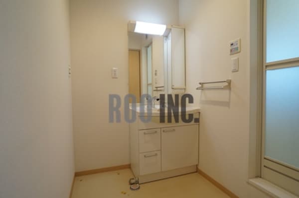 洗面設備(写真は反転のお部屋です)