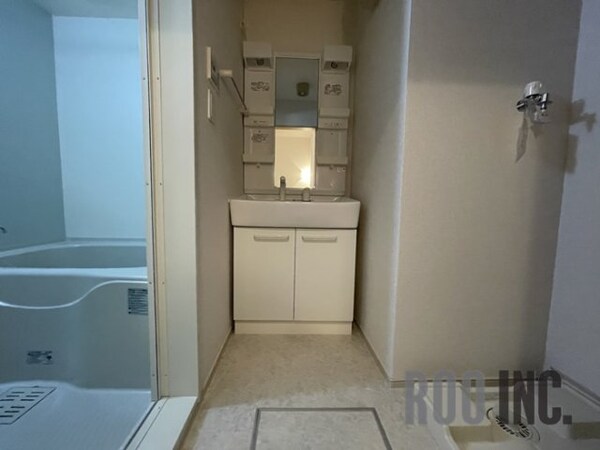 洗面設備(写真は反転のお部屋です)