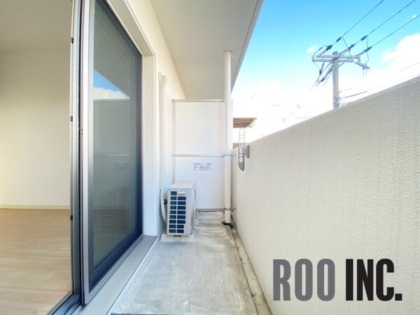 バルコニー(写真は反転のお部屋です)