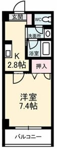 JRBハイツ倉敷の間取図