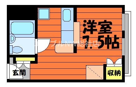 ヴィラローザの間取図