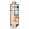 名古屋市営地下鉄名城線 久屋大通駅 13階建 築3年の間取図