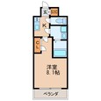 名古屋市営地下鉄東山線 新栄町駅 13階建 築3年の間取図
