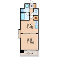 名古屋市営地下鉄東山線 新栄町駅 9階建 築23年の間取図