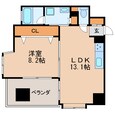 名古屋市営地下鉄東山線 伏見駅 15階建 築19年の間取図