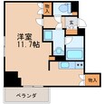 名古屋市営地下鉄東山線 栄駅 13階建 築18年の間取図