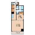 名古屋市営地下鉄東山線 千種駅 14階建 築18年の間取図