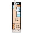 名古屋市営地下鉄桜通線 高岳駅 15階建 築17年の間取図
