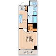 名古屋市営地下鉄東山線 新栄町駅 8階建 築7年の間取図