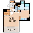 名古屋市営地下鉄名城線 久屋大通駅 12階建 築20年の間取図