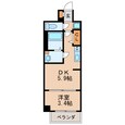 名古屋市営地下鉄東山線 新栄町駅 15階建 築4年の間取図