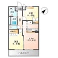 グランウッドＡの間取図