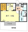 ＣＯＺＹ岸里の間取図