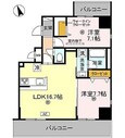 D-ROOM帝塚山の間取図
