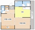 ビレッジハウス外町2号棟の間取図
