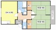 コーポ中川の間取図