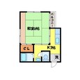 長崎本線 現川駅 2階建 築35年の間取図