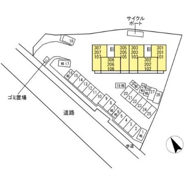 駐車場配置図