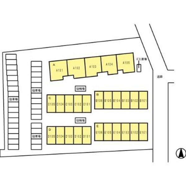 駐車場配置図