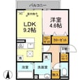 D-ROOM紅雲町Aの間取図